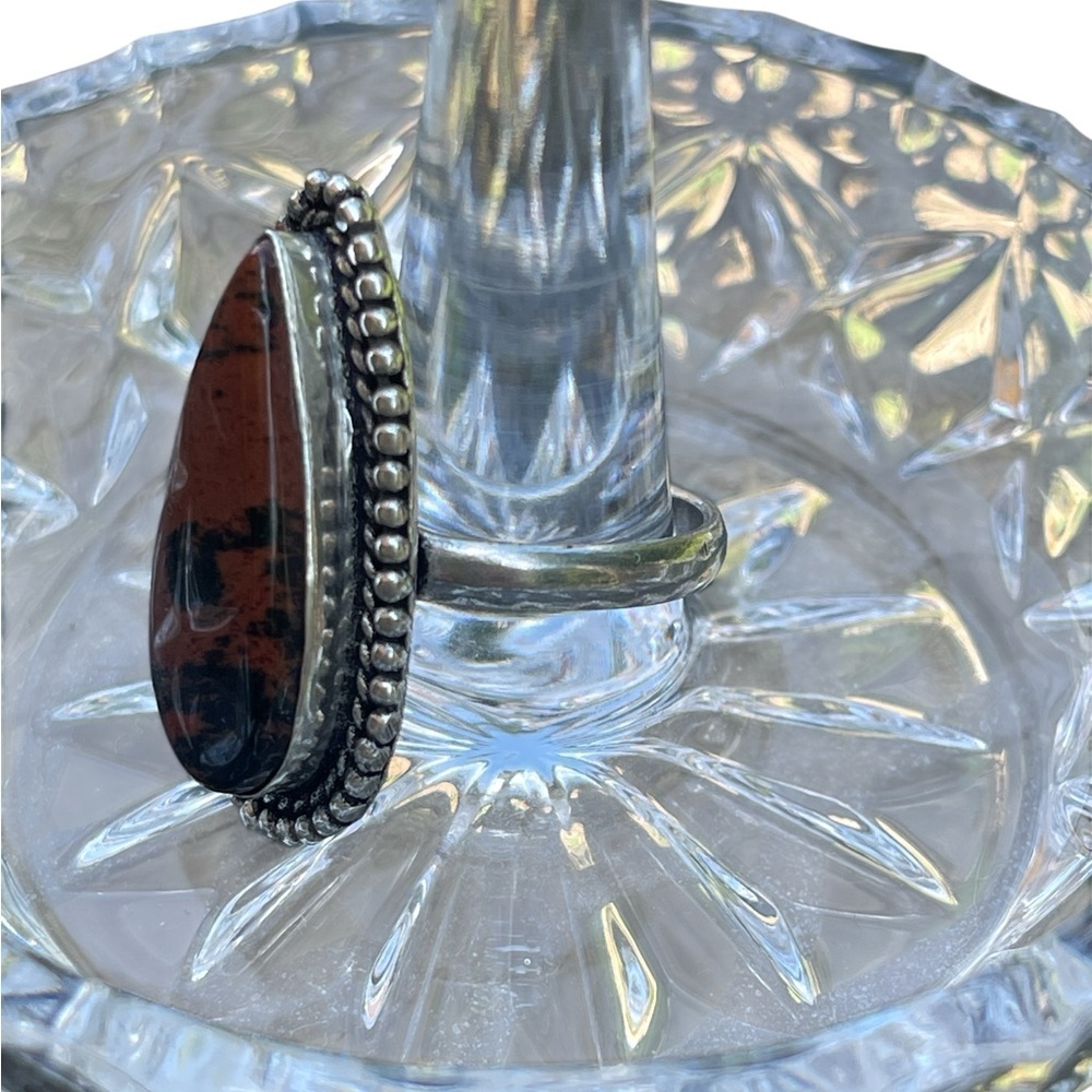 Genuine stone ring - Picture 2 of 2